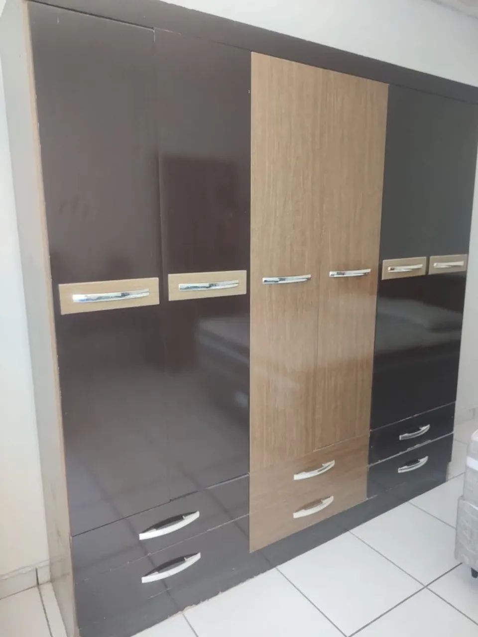 Cama semi nova da Probel + cabeceira + guarda roupa  - Foto 3