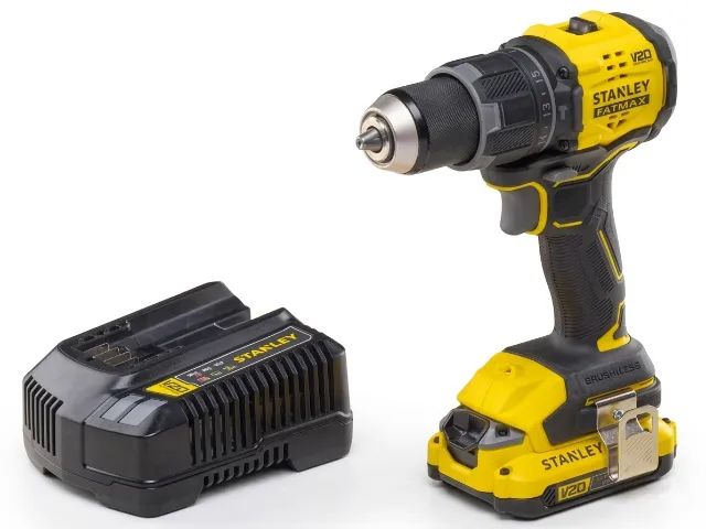 Parafusadeira/Furadeira de Impacto Com 1 Bateria 20V 1/2 Pol SBD716D1K-BR Stanley - Foto 2