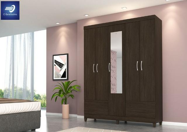 Guarda-Roupa com Espelho #BlackFriday #FreteGRÁTIS* #Garantia - Foto 4