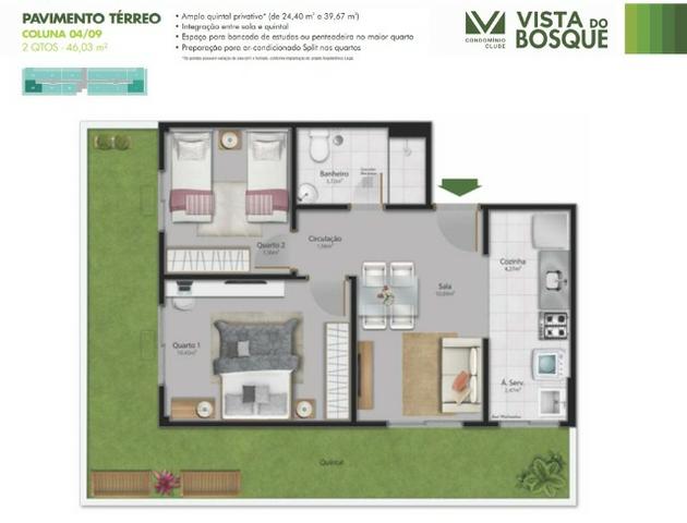 ALX - 24 - APÊ com 2 Qts - Entrada Parcelada em 72 meses e ITBI + Registro G.R.Á.T.I.S - Foto 7