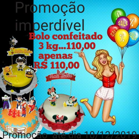 Bolo confeitado para festas - Foto 3