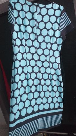 Vestido de bolinha azul - Foto 2
