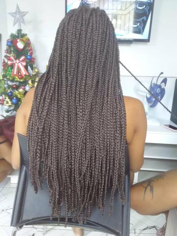 Colocação de mega hair e tranças box - Foto 2