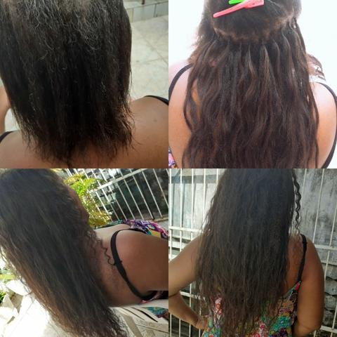 Colocação de mega hair e tranças box