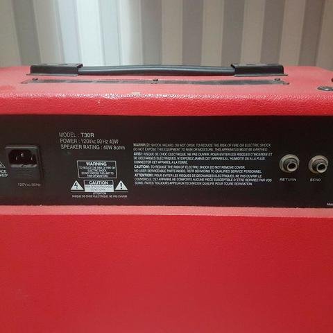 Cubo GuitarResearch 40W Pré Valvulado Reverb de mola - Foto 4