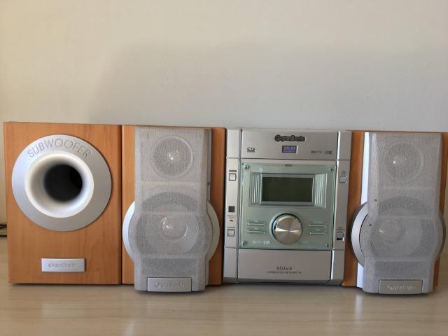 Micro System Gradiente MSD 730 e Conjunto de Caixas de Som Philips
