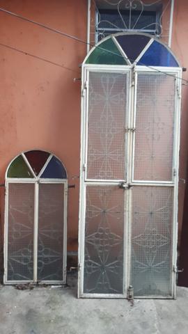 Vendo porta de ferro e janela - Foto 3