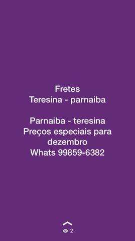 Fretes Teresina- parnaiba / parnaiba -teresina