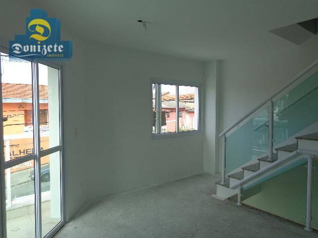 Sobrado residencial à venda, Vila Alzira, Santo André.