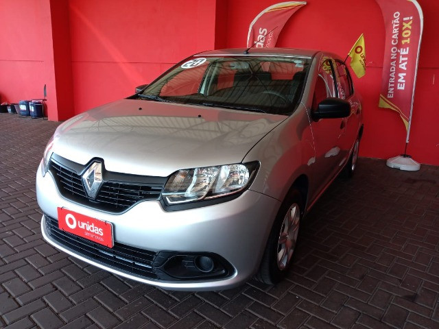 1218. RENAULT LOGAN AUTHENTIQUE 1.0 COMPLETO 2020 PEGO SEU CARRO/MOTO NA TROCA