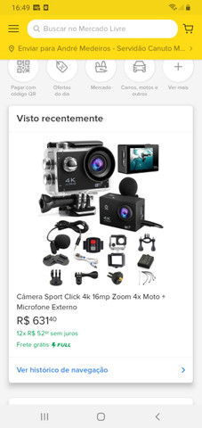 Câmera subaquática completa - Foto 4