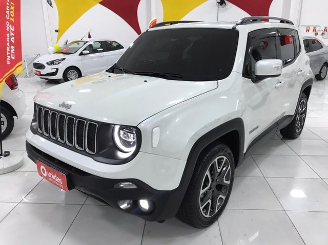 JEEP RENEGADE LONGITUDE FLEX 4X2 AT 1.8 4P 2021 COMPLETA BRANCO PÉROLA