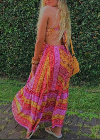 Vestido longo Malu Farm - Foto 3