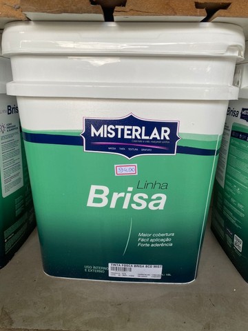 Promoção Tinta Fosca Brisa 18lt (Cores) (Mistercryl) 