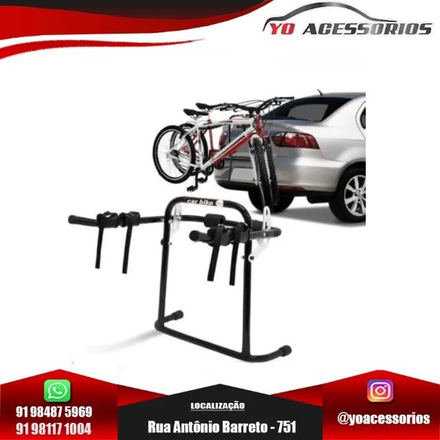 Suporte Transbike de Carro para 2 Bicicletas