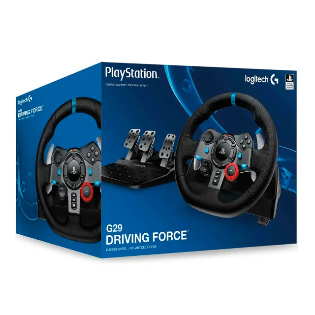 Kit Volante + Acelerador Logitech G29 Driving Force para PS3/PS4/PS5/P—  Loja Galaxy Nerd