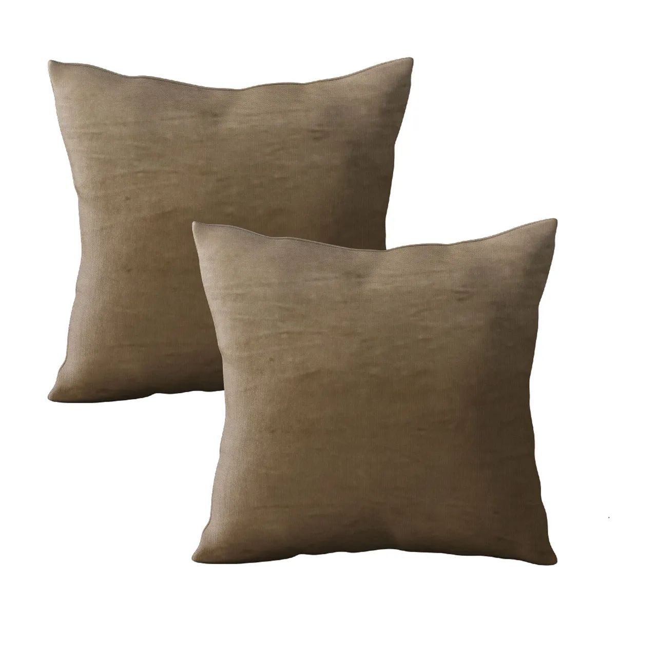 Kit 10 Capa de almofadas decorativas de luxo atacado 45x45 modernas conjunto marrom - Foto 4