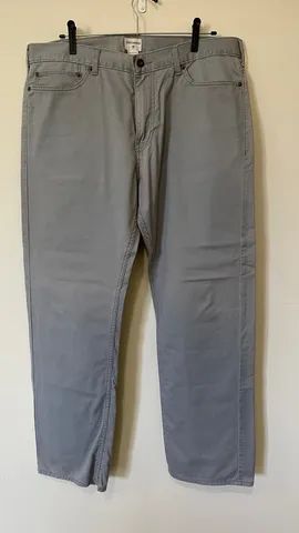 Calça sarja Dockers TAM 46 cinza 