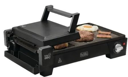 Churrasqueira Grill 3 Em 1 G2200 Abertura 180a Black E Decker - Foto 6