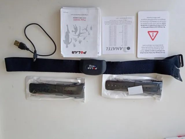 Relógio esportivo, marca Polar,  Monitor Cardíaco Modelo M400 Super profissional cor preto - Foto 4
