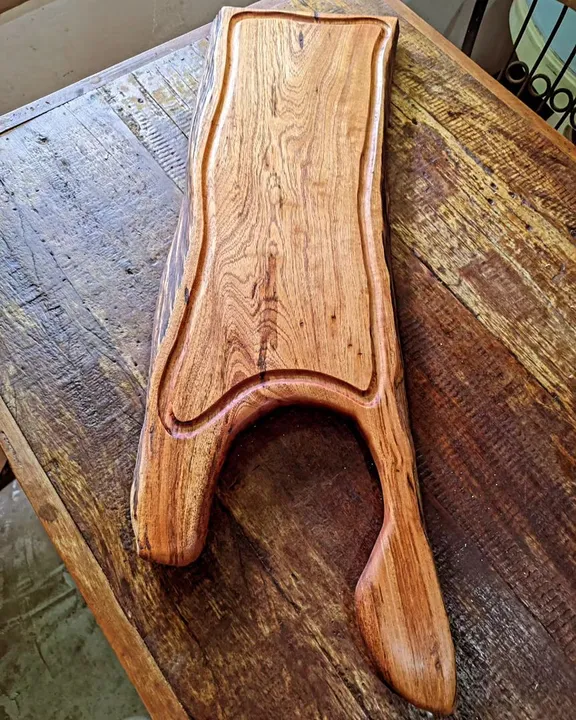 Tábua de corte rústica