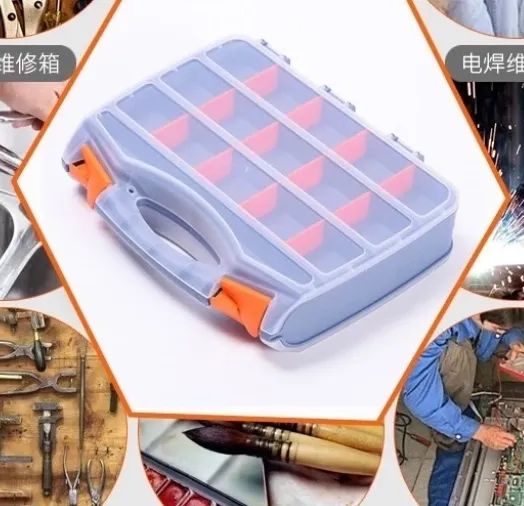 Caixa Estojo Maleta Organizador Plástico BT-400 Com 32 Divisórias - Foto 2