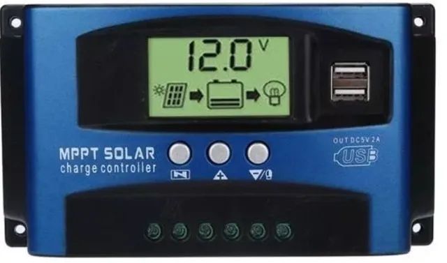 Controlador de carga mppt 40 am c/display Kaual