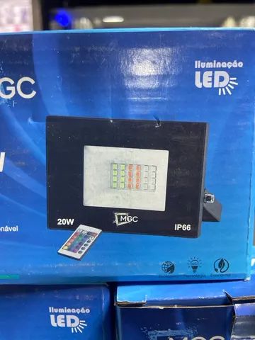 Jardim 20w decoração vários cores Refletor 20w RGB  - Foto 2