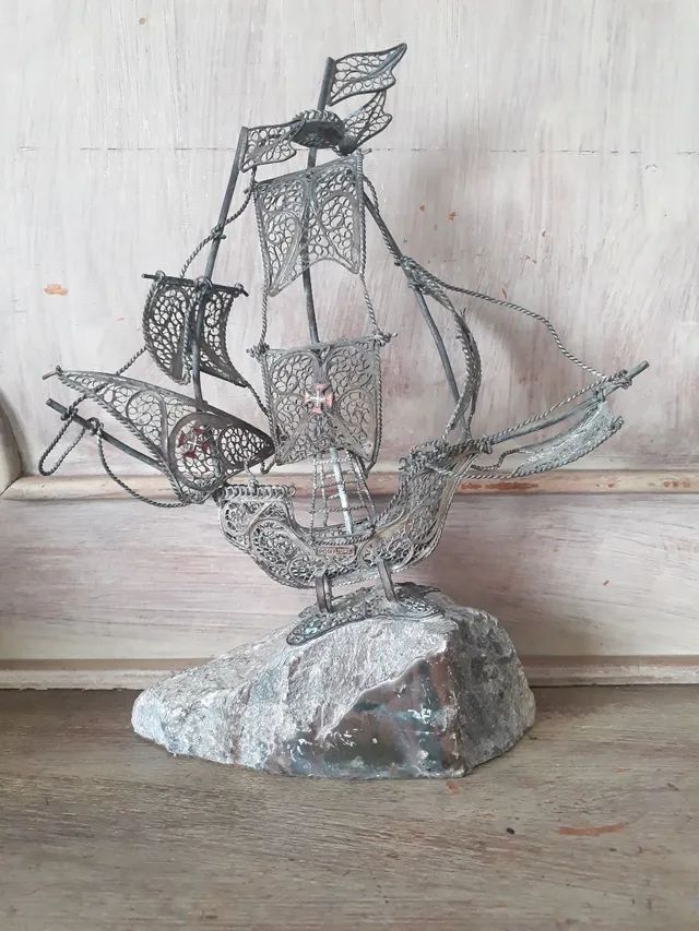 Caravela Portuguesa em filigrana.