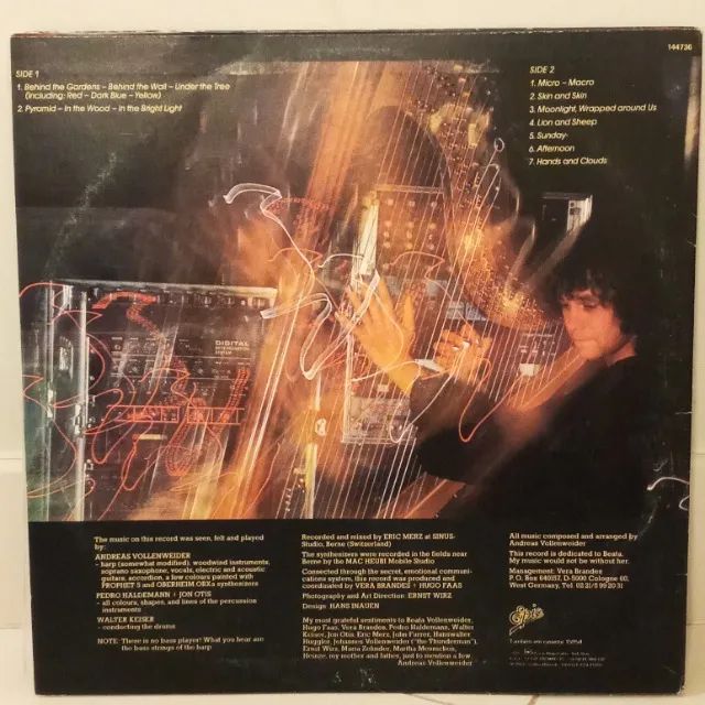 Vinil Andreas Vollenweider - Behind the Gardens - Foto 2