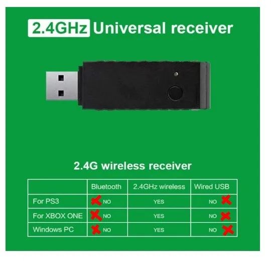 CONTROLE SEM FIO WIRELESS P XBOX ONE One S One X PC LH-808 ( C ADAPTADOR sem fio de 2,4 G) - Foto 3