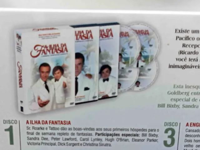 Dvd Box A Ilha Da Fantasia anos 80 1ª Temporada 4 Discos - Foto 4