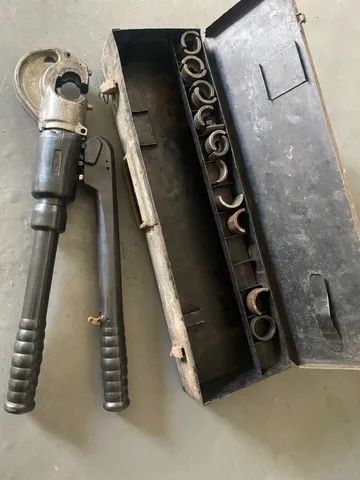 Alicate prensa terminal hidráulico