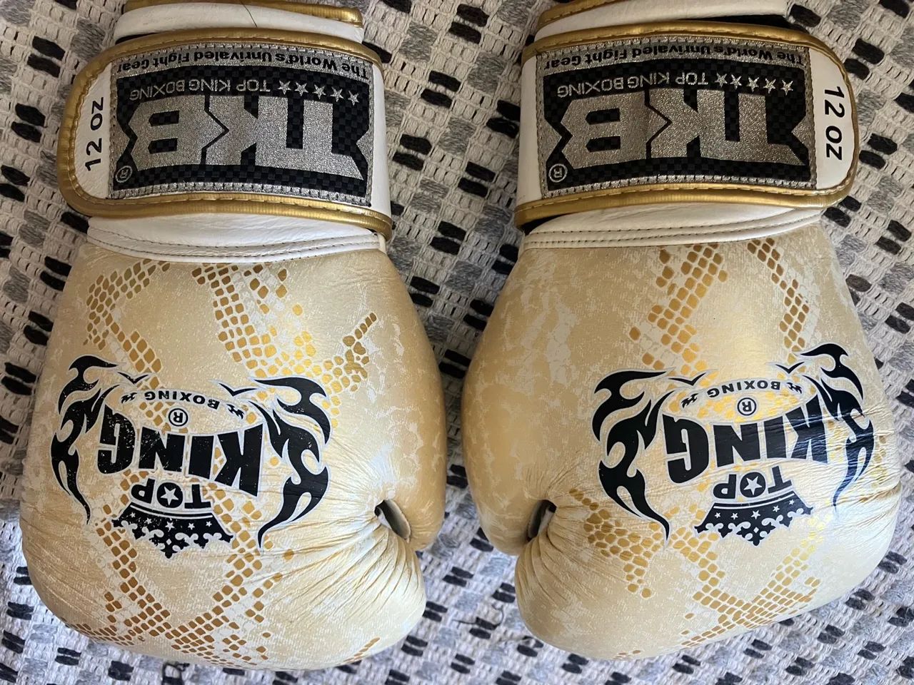 Luvas para prática de muay thai, box