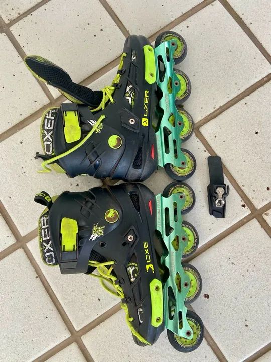Patins Inline OXER - Tamanho 38 ÓTIMO!  - Foto 5