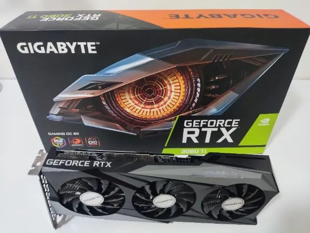 Placa de Vídeo Gigabyte RTX 3060 TI Gaming OC Triple Fan (Impecável) -  Placas de Vídeo - Condomínio Village Rio Preto, São José do Rio Preto  1331275874 | OLX