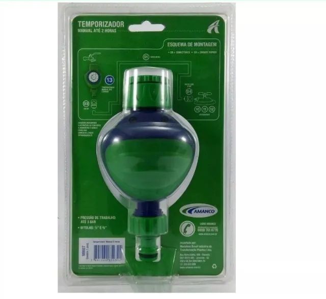 Timer Temporizador Para Água Irrigação Amanco - Foto 3