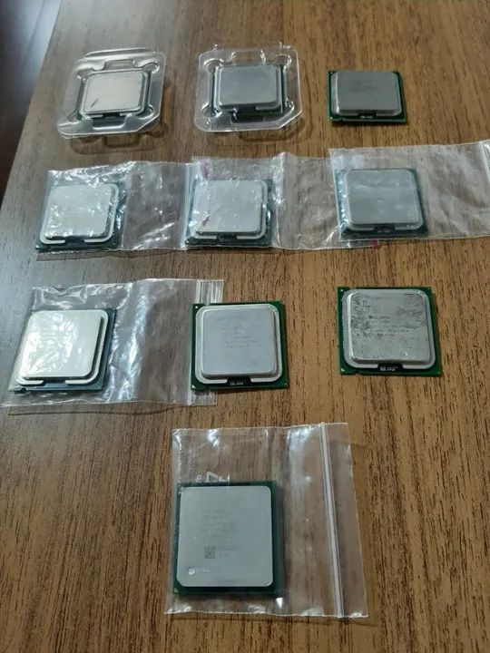 Kit com 10 (dez) PROCESSADORES INTEL!!!
