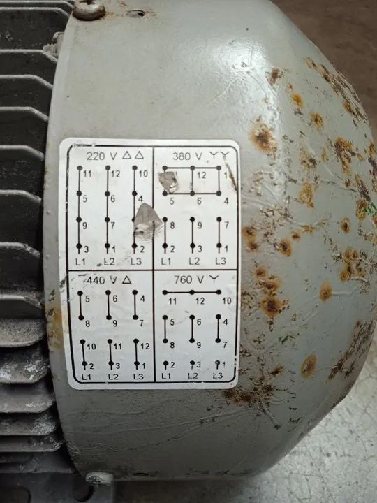 Motor Trifásico Siemens KOHLBACH 6CV - Foto 5