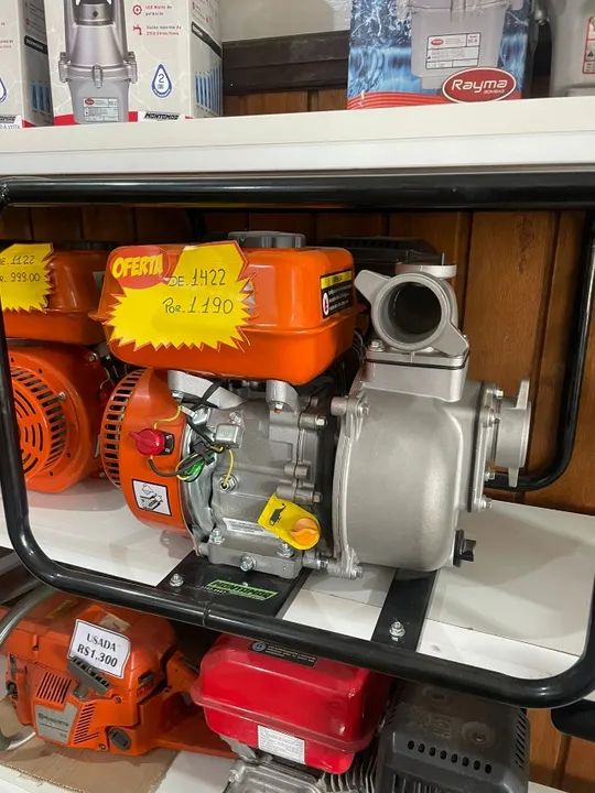 MOTOBOMBA OLEO-MAC 6,5HP