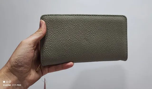 Carteira feminina verde nova - Foto 4