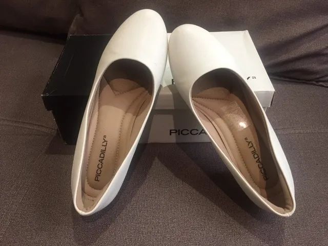 Sapato Piccadilly Branco tamanho 33 - Foto 3