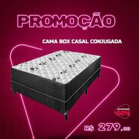 Cama Casal D33 acoplada