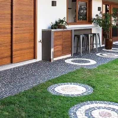 Calçada Portuguesa Preta - Foto 4