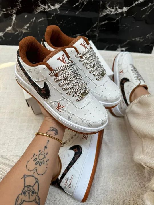 Tênis Nike Air Force 1 LV  Customizado linha PREMIUM SEMPRE ENTREGANDO MUITO ESTILO  - Foto 3