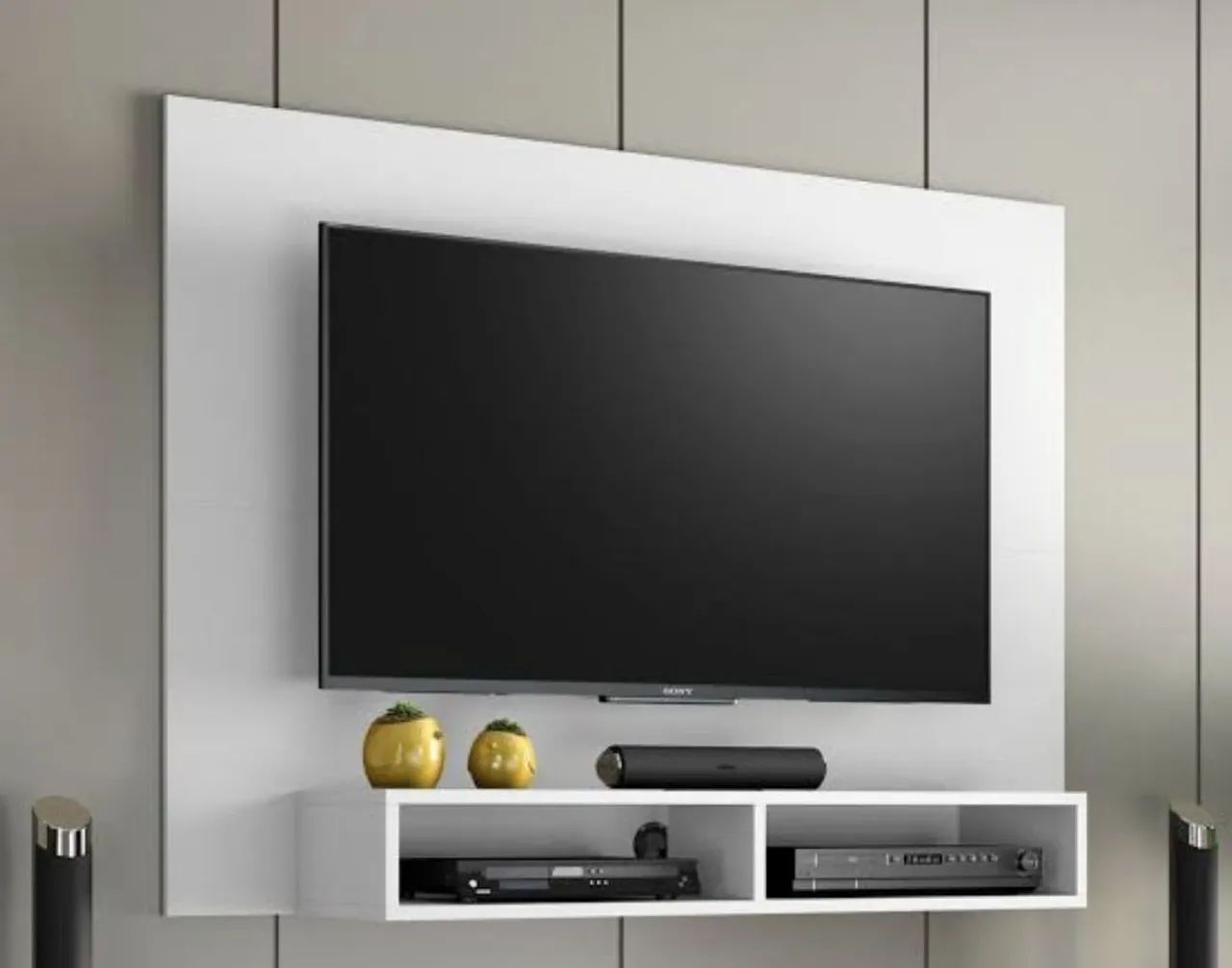 Painel para TV com Prateleira - Moderno e Funcional - Foto 2