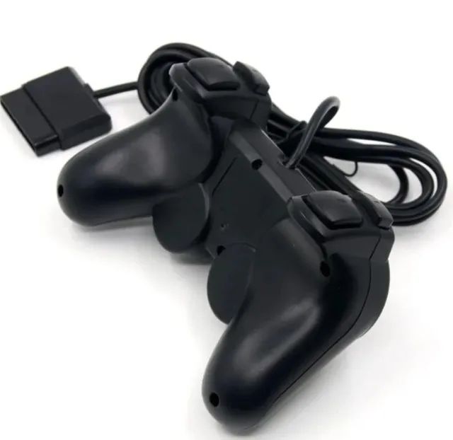Controle Joystick Analógico Dualshock com Fio para PS2 e PS1 - Foto 2