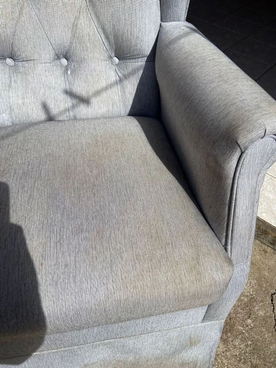 Poltrona Cinza pra amamentação e colocar bb pra dormir  - Foto 6