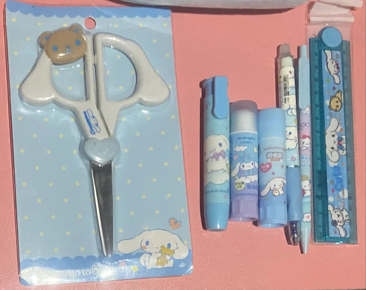 Kit material escolar Cinamorroll 7 itens - Foto 4
