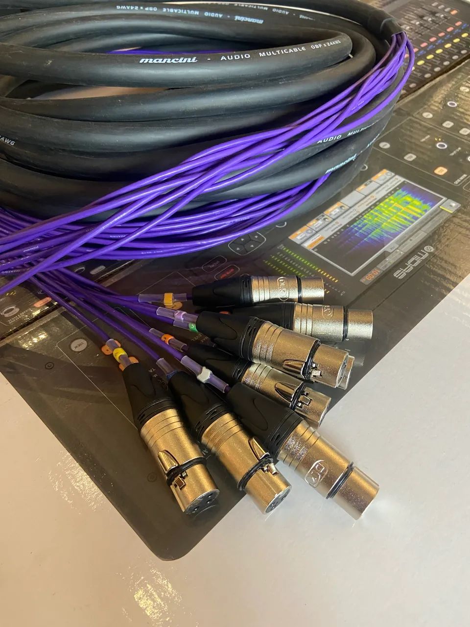 Multivia Subsnake 08 Vias 10 Metros Mancini Conectores Datalink  - Foto 3